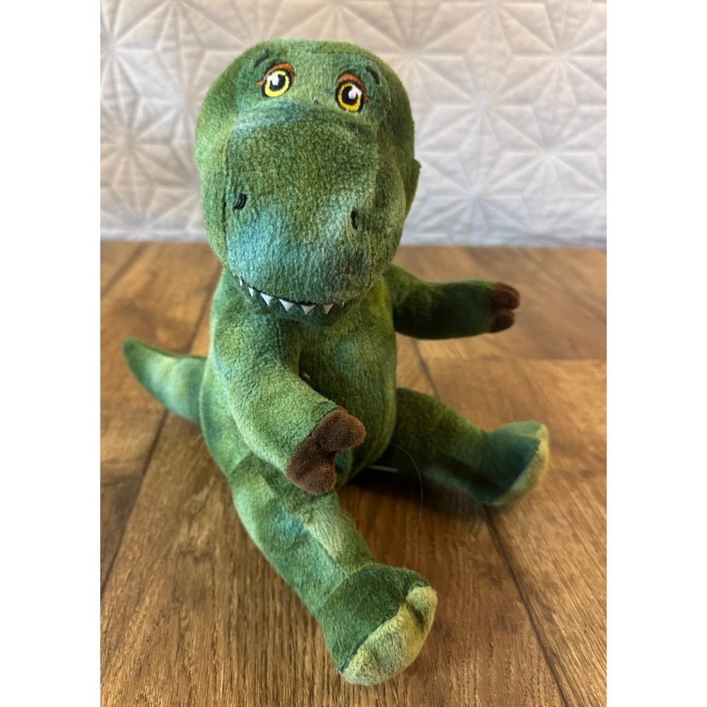 Progressive Plush Gabe Dinosaur Green Stuffed Toy Animal 2021 Sewn Eyes
